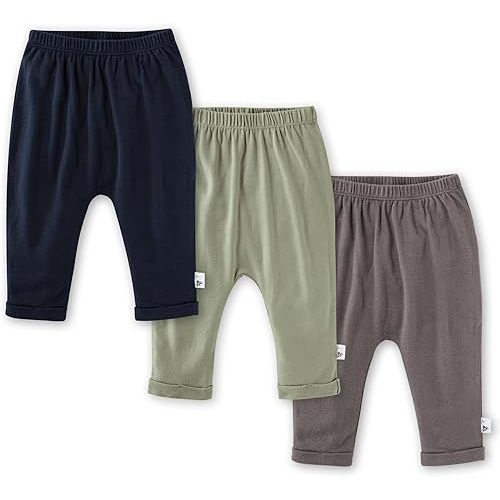 Burt's Bees Baby Knit Jogger Pants, Baby Sweatpants, 100% Organic Cotton Infant Bottoms