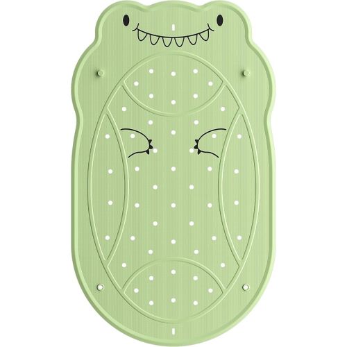 UNEEDE Dinosaur Kids Bathtub Mat - Extra Thick Rubber Shower Mat for Toddlers, 30"x18" Bath Mat with 100+ Suction Cups, Machine Washable Tub Pad for Babies & Children's Bath Time Comfort