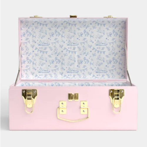 Mini Trunk - Beige | Petite Keepsake, MONOGRAM with initials