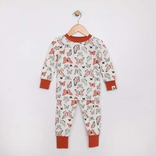 Monarch Butterfly eco-friendly 2pc pajama set in infant-toddler sizes – MeOMyEarth