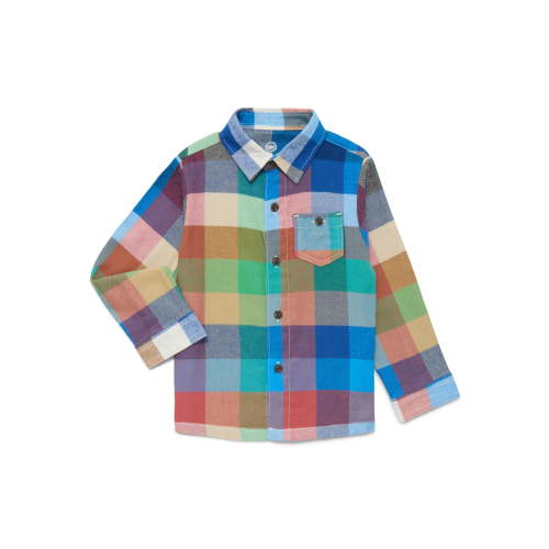 Wonder Nation Toddler Boy's Flannel Shirt, Sizes 12M-5T
