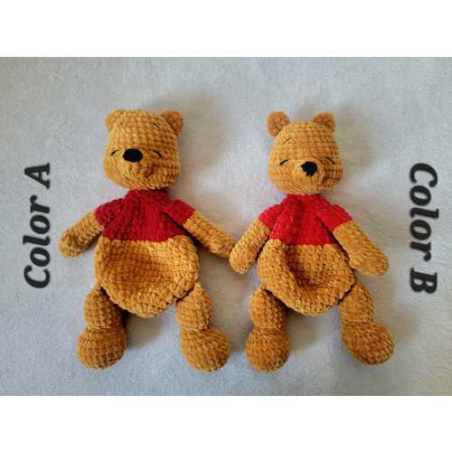 Pre-Order Crochet Winnie the Pooh Snuggler: Baby Shower Gift, Handmade
