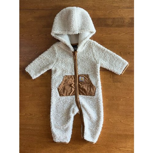 Carhartt ivory and tan fleece suit 3m