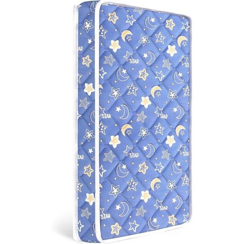 Lillibearas Premium Crib Mattress and Toddler Mattress 52" x 27.6" x 5",Firm,Breathable Hypoallergenic for Standard Cribs and Toddler Bed
