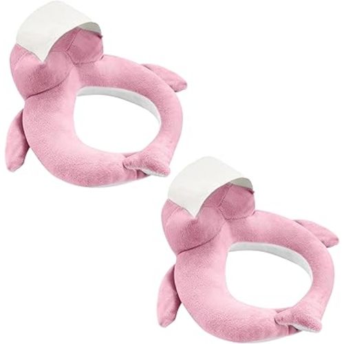 2 Pack Bottle Holder Pillow, Nursing Support Cushion for Breastfeeding & Bottle Feeding Comfort, Arm & Wrist Relief Pillow (Pink)
