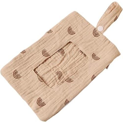 Baby Wipe Holder Portable Wipe Dispenser Strollers Storage Bag Container Double Layer Travel Carry Case for Diapers