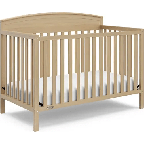 Graco Benton 5-in-1 Convertible Crib (Driftwood) – GREENGUARD Gold Certified, Converts from Baby Crib to Toddler Bed, Daybed and Full-Size Bed, Fits Standard Full-Size Crib Mattress