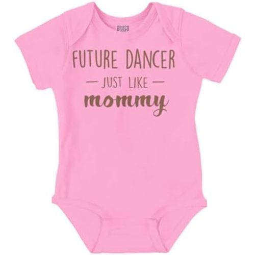 Brisco Brands Future Dancer Like Mommy Daughter Baby Bodysuit Jumper Girls