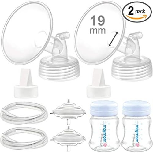 19mm Flange Maymom Pump Parts Compatible with Spectra S2 Spectra S1 Spectra 9 Plus Breastpump Not Original Spectra Pump Parts Replace Spectra S2 Accessories and Spectra S1 Plus Accessories