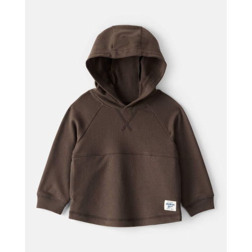 Baby Boy Long-Sleeve Hoodie - Brown - OshKosh | Carter's