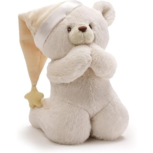 Baby GUND Prayer Teddy Bear Musical Stuffed Animal Plush, 8"