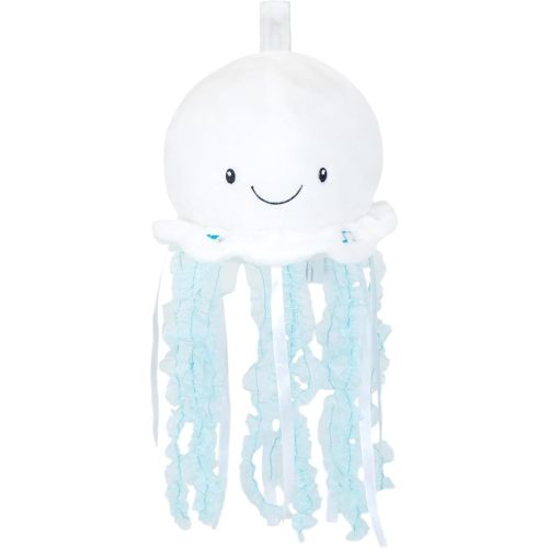 Cuddle Barn - Jellyfish Bubbles | Stuffed Animal Fish Animated Musical Plush Toy for Babies with Night Light Glow and Volume Control, 16-18 inches