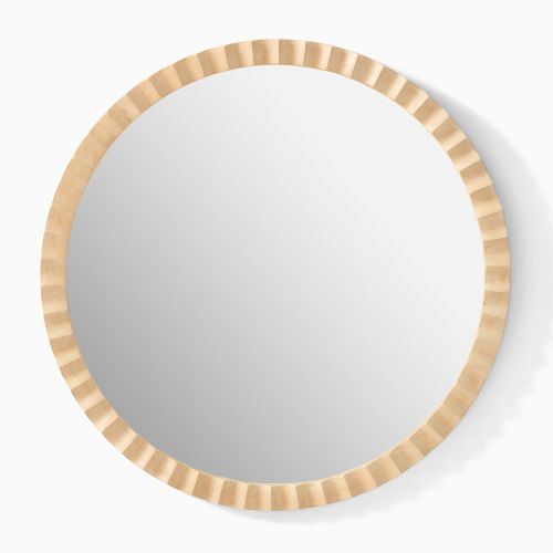 Joseph Altuzarra Fluted Round Wall Mirror (26")