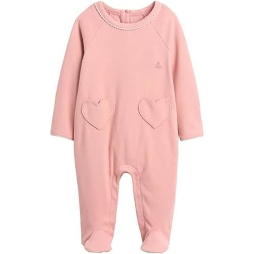 GAP Baby Girls Novelty Footed One Piece, Passion Rose, 6-9M