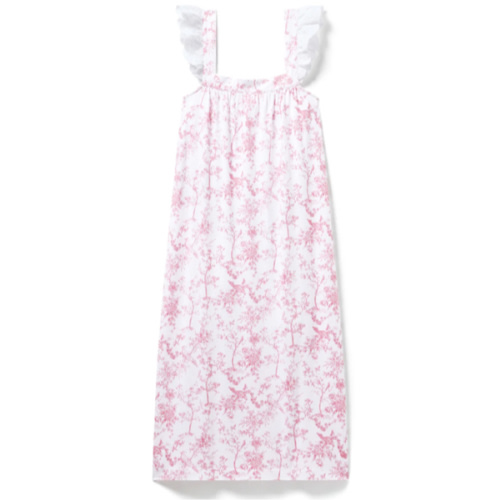 Women's Pima Clara Nightgown in Pink Timeless Toile