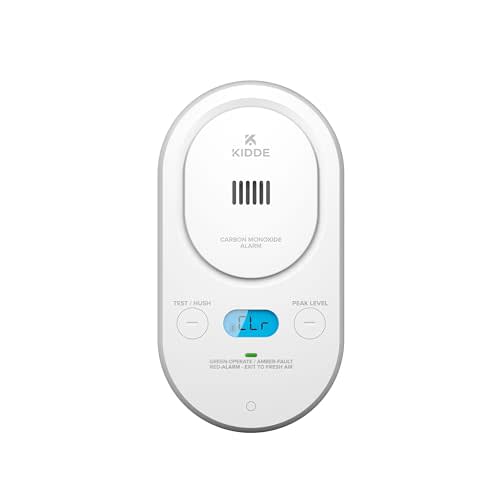 Kidde Carbon Monoxide Detector, Plug-in with AA Battery Backup, Easy-to-Read Digital Backlit Display, 85 dB Alarm, Rotating Plug, LED Status Light Indicators, 5th Edition, COPD