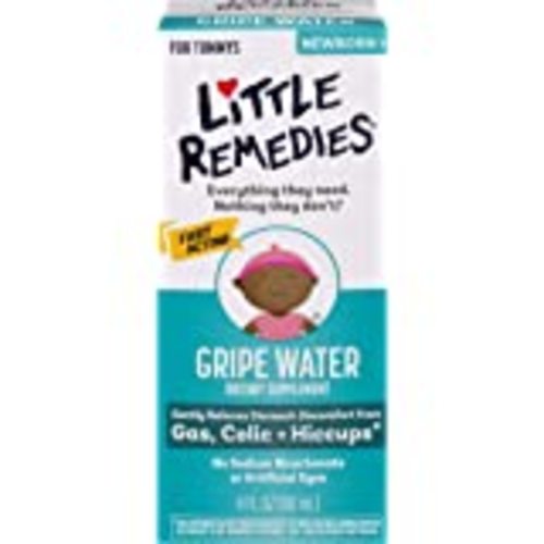 Amazon.com: Little Remedies Gripe Water-No Alcohol, Sodium Bicarbonate, Artificial Color & Gluten Free-Safe for Newborns, 4 Fl. Oz (Pack of 1) : Hourglass: Baby