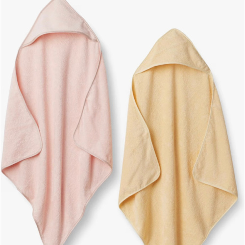 Amazon Essentials x Sofia Grainge Unisex Babies' Hooded Bath Towel, Pack of 2