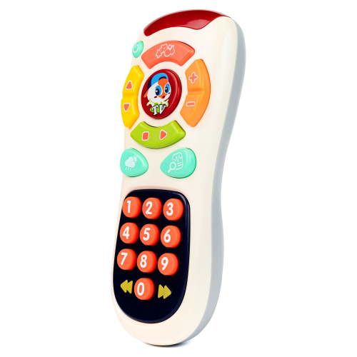 CifToys Baby Remote Control Toy, Musical TV Toy Remote for Babies, Toddler Toys for 1 2 3 Year Old Boy Toys Gifts