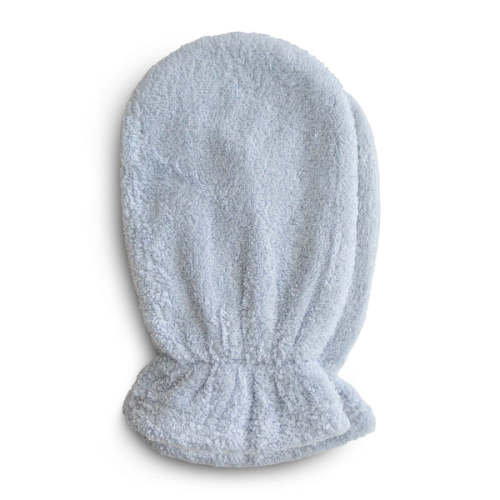 Mushie Baby Bath Mitt 2-Pack (Gray)