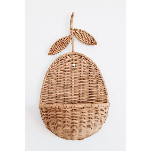 Roan Iris Lemon Wall Basket