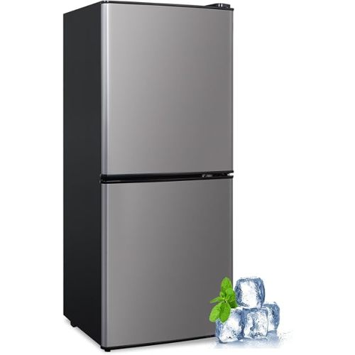 4.2 Cu Ft Mini Fridge with Freezer for Bedroom Small Fridge Refrigerator