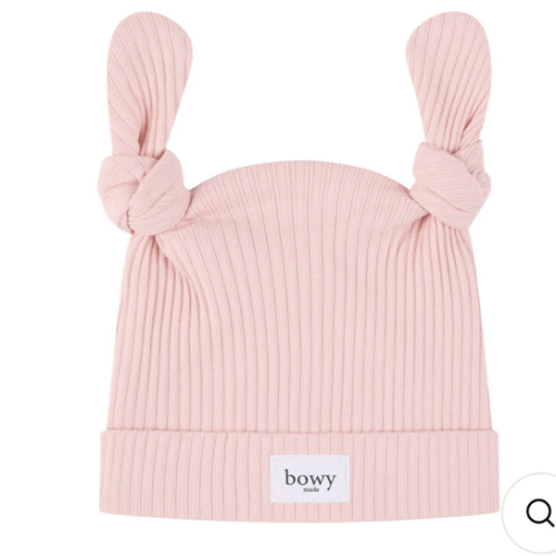 Double Knot Beanie - Dusty Pink