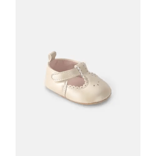 Baby Girl Eyelet Mary Jane Flats - Cream - OshKosh B'gosh | Carter's