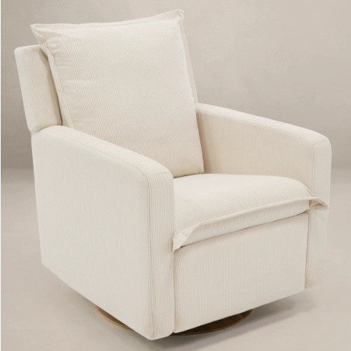 Pebble Stripe | Flynn | Swivel Nursery Recliner | Oilo™ Studio