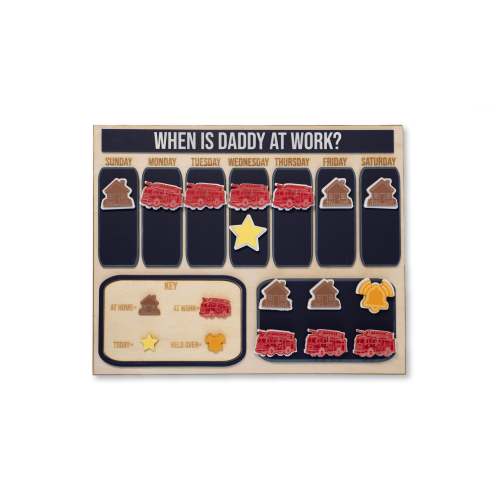 Hero Schedule Board - Firefighter – Connected Family Creative