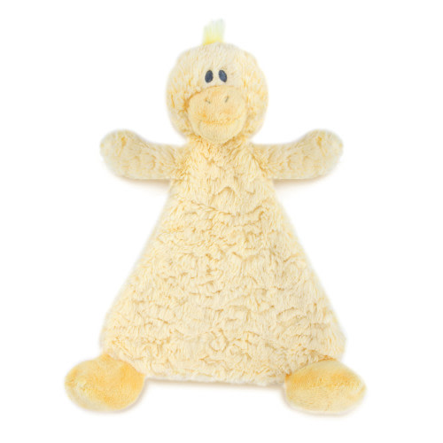 Cozies Collection Daddles Duck Rattle Blankie 13" x 11"