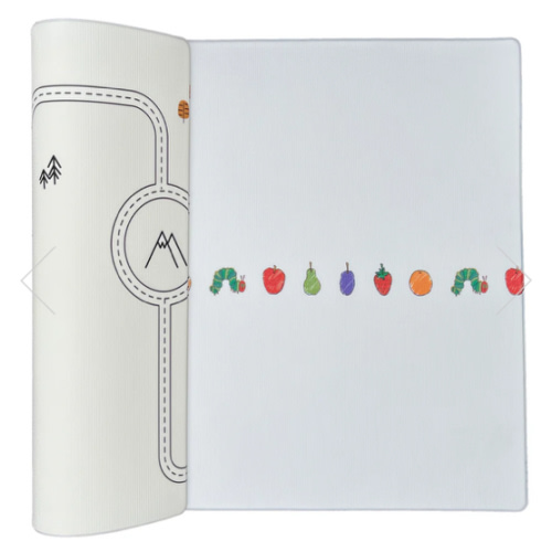 World of Eric Carle X Little Bot Baby Play Mat (Ofie mat, Caterpillar Life + Country Road Nordic)