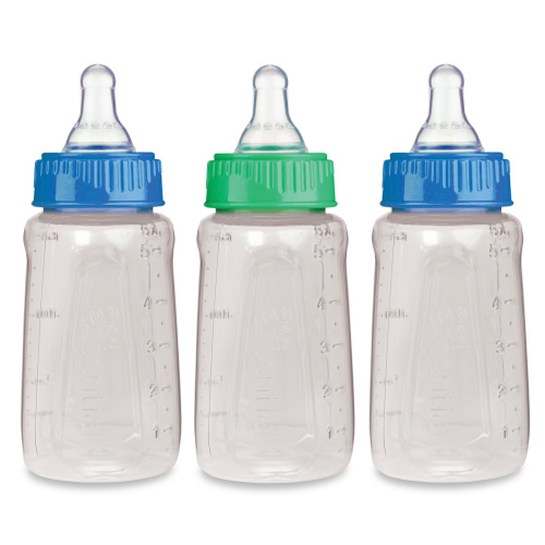 First Essentials by NUK Clear View® Bottle, 5 oz., Slow Flow, 3-Pack, 4-Count