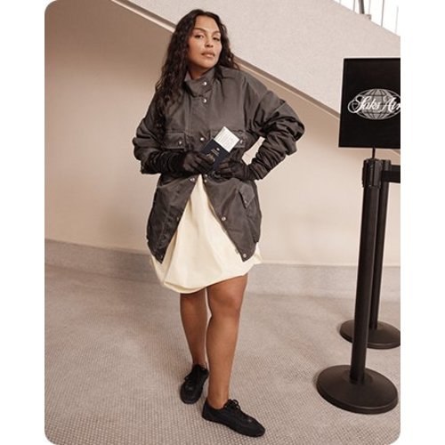 Sunnylife Float Together Duck Sage Striped Baby Seat | Saks Fifth Avenue