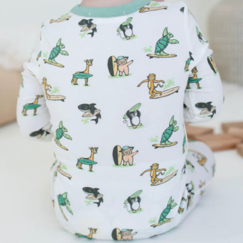 Party Wave Romper – Little Fins