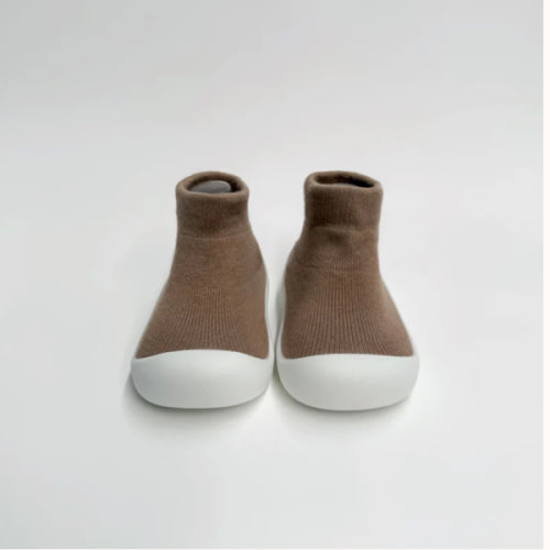 NEW - Beige Sock Shoes