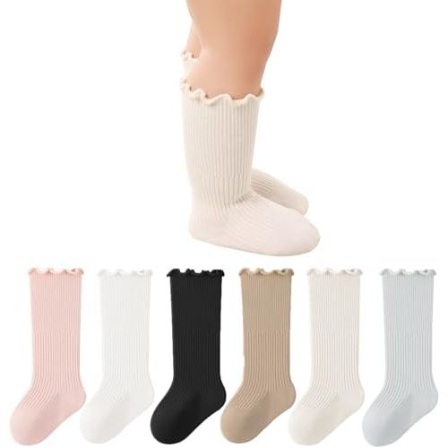 Baby Knee High Socks Newborn Infants Toddlers Cotton Uniform Stockings Warm Cotton Boys Girls Stockings