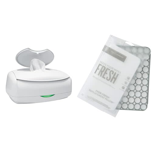 Prince Lionheart Ultimate Wipes Warmer with an Integrated Nightlight |Pop-Up Wipe Access & Ever Fresh Pillowcase, 2.4 Ounce