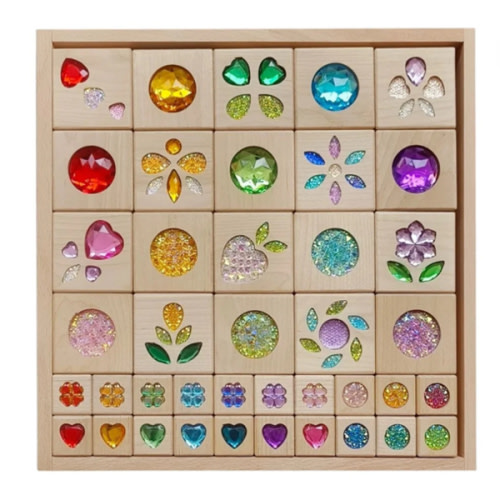 Sparkle Garden Gem Set – 30-piece Small & 40-piece Large Sets