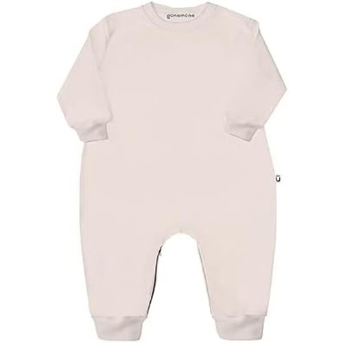 GUNAMUNA Unisex Baby Fleece Jumpsuit, One Piece Outfit for Toddlers Infants, Easy Diaper Changes