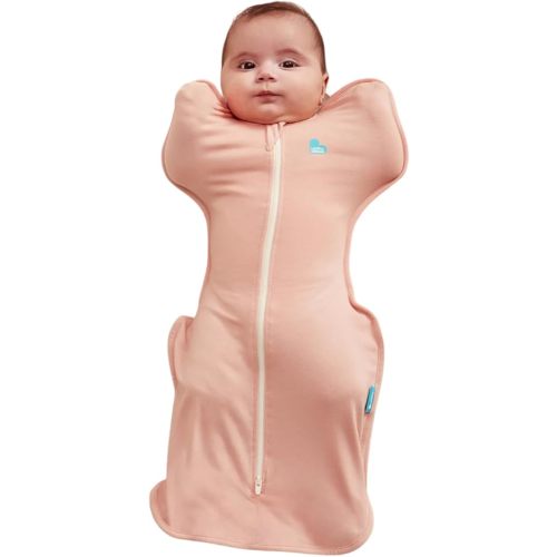 Love to Dream Swaddle, Self-Soothing Swaddles for Newborns & Babies, Sleep Sack, Swaddle Up, Baby Essentials, Baby Registry (Blush, Small (8-13 lbs.))