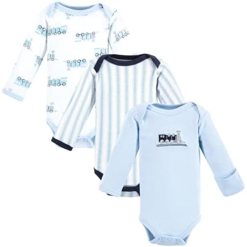 Luvable Friends Unisex Baby Preemie Long Sleeve Bodysuits 3pk, Preemie