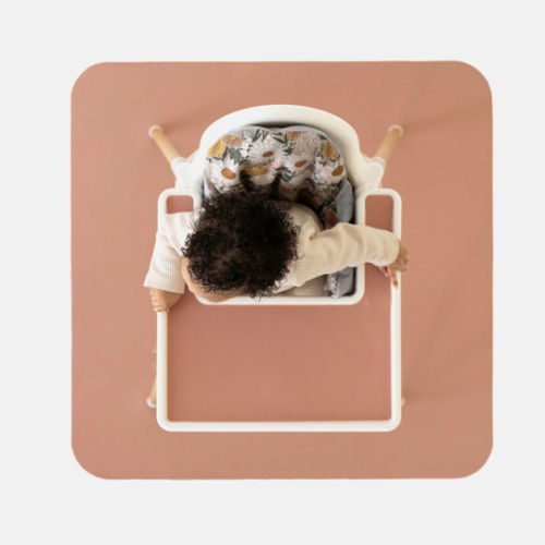 Large Silicone Splat Mat - Pale Terracotta – Yeah Baby Goods