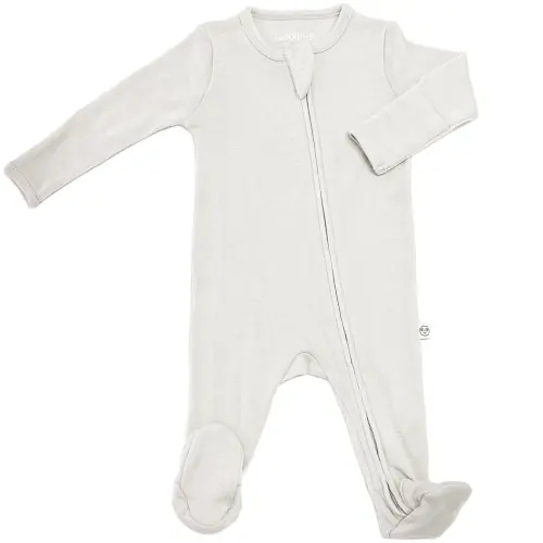 Footie Pajamas, Merino Wool, Oat