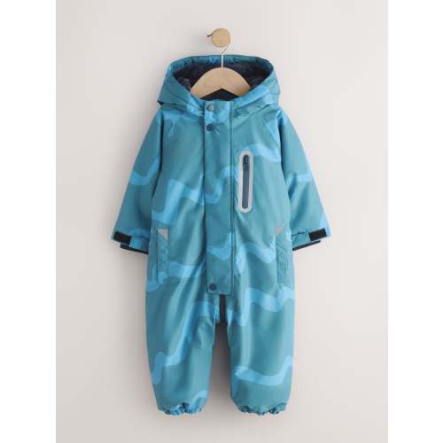 Blue Waterproof Snowsuit