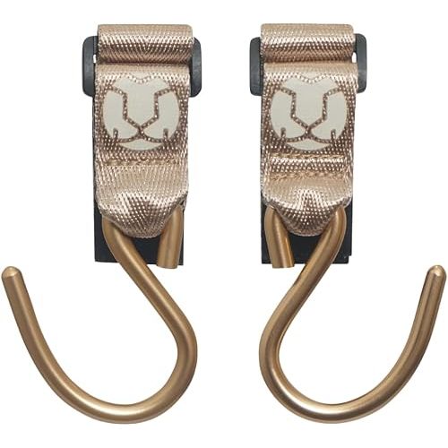 Huhu Essential Stroller Hooks - Daybreak Taupe