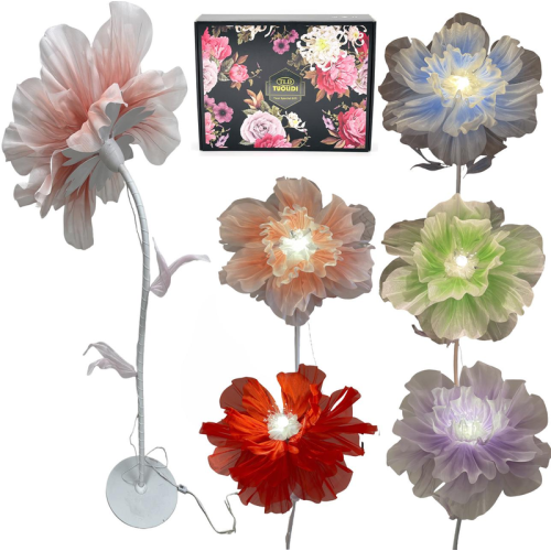 Dancing Petals Flowers Artificial Flowers Large Silk Poppy Wedding Background Road Lead Flower Window Display Garden Decoration Home Decor - TikTok Shop