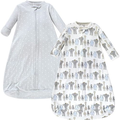 Hudson Baby BabyCotton Long-Sleeve Wearable Sleeping Bag, Sack, Blanket