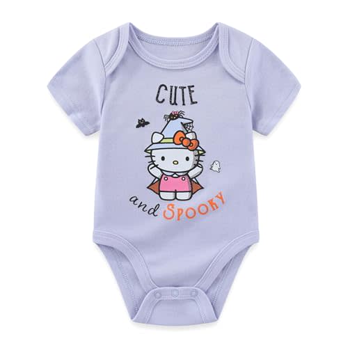 Hello Kitty Sanrio Baby Girls Halloween Bodysuit for Newborn and Infant