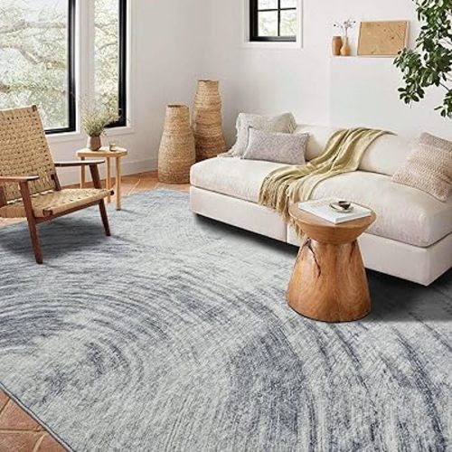 8x10 Area Rugs for Living Room, Non-Slip Foldable Washable Rugs Non Shedding Accent Rugs for Living Bedroom Office Dining Room